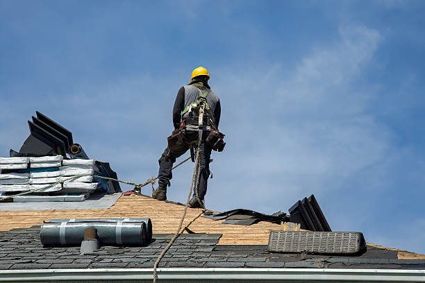 Professional Roofing technician working in South Richmond Hill, NY